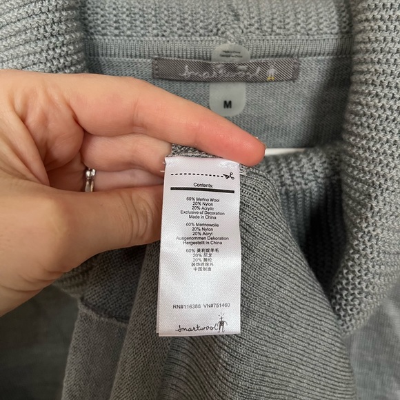 Smartwool | Grey merino tunic sweater - Picture 3 of 6